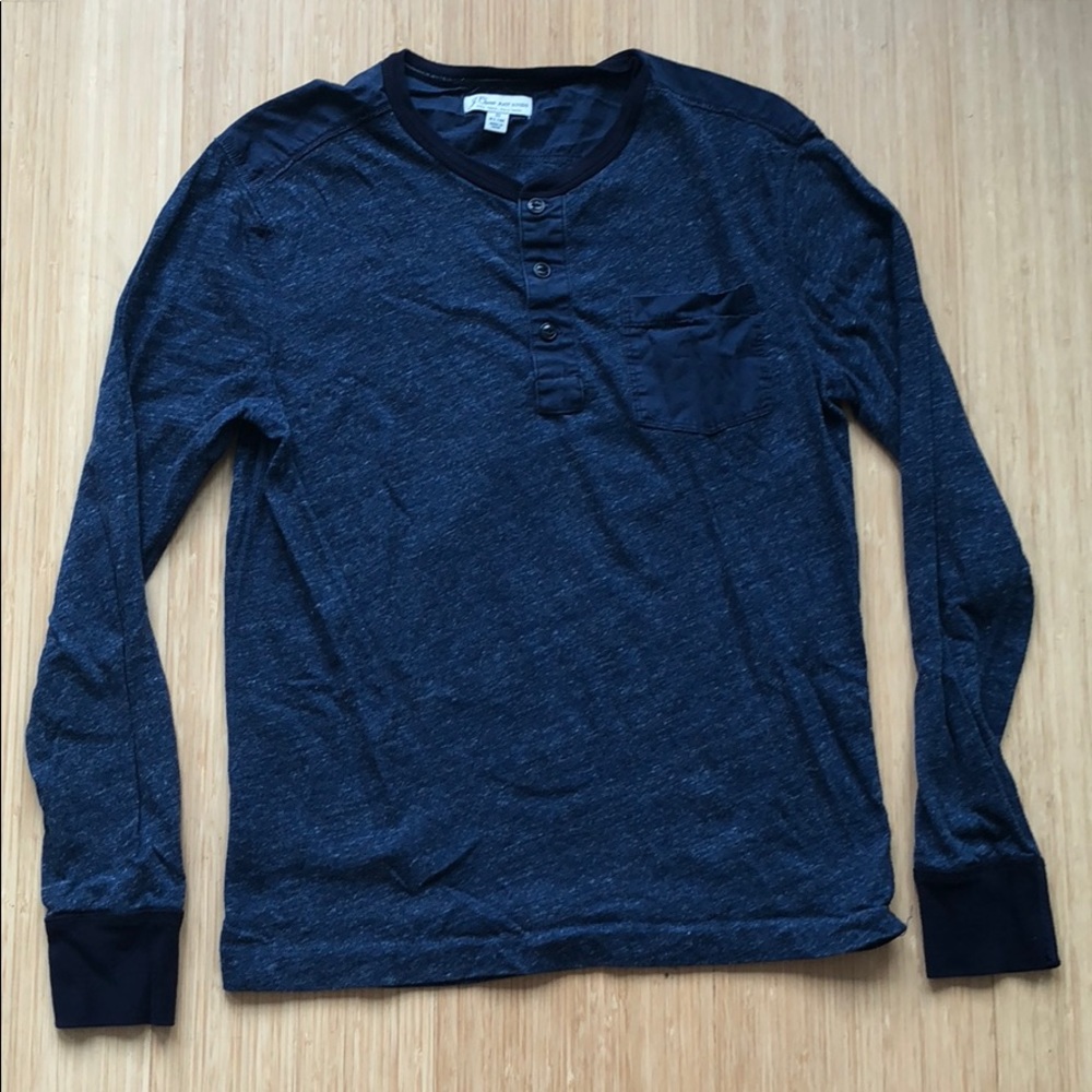 J. Crew knit cotton long sleeve shirt